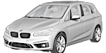 BMW F45 P08A2 Fault Code